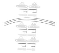 UKCOCO 3ensembles Sangles Anti-chute Pour Meubles Acier Inoxydable Kit De Ajustable Ancrage Sécuritaire Pour Prévention Basculement Protection Garçon Fille Pour Commodes Et Armoires