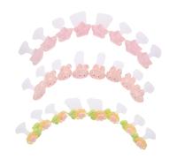 UKCOCO 3ensembles Séparateurs Orteils Silicone Flexibles Avec Motifs De Lapin Et Étoile Pour Écarteur Ongles De Pédicure Et Peinture Ongles Réutilisables Et Lavables