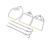 UKCOCO 3ensembles Support De Train pour Perroquets Station De Perchoir pour Oiseaux Support pour Oiseaux Fournitures De Dressage