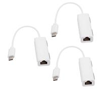 UKCOCO 3pièces Adaptateur USB-c vers Ethernet Mbps Compatible Et Pc Compact Et Portable Adaptateur Réseau pour