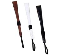 UKCOCO 3pièces Dragonne De Poignet Pour Caméra Lanière Pu Corde De Transport Étroite Sangle De Poignet Pour Appareils Photo