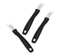 UKCOCO 3pièces Grill Grate Lifter Acier Inoxydable pour Barbecue Prise Isolante Thermique Multi-Usage avec Ouvre-Bouteille Accessoire Pratique Et Léger pour Cuisine Et Extérieur