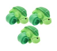 UKCOCO 3pièces Lot de Bracelets à Claquer Peluche Tortue Style Kawaii pour Garçon Fille Activités