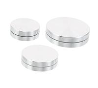 UKCOCO 3pièces Plateau Tournant Pour Gâteau Base De Plateau Pivotant Présentoirs De Nourriture Table à Manger