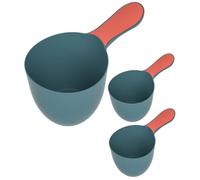 UKCOCO 3pièces Seau Eau pour Bain Gobelets Plastique pour Salle De Bain Louche à Eau Louches