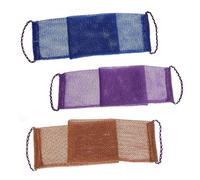 UKCOCO 3pièces Serviette De Bain Ménagère Exfoliante Serviette Confortable Pour Douche Nettoyant Corps à Usage Domestique