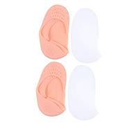 UKCOCO 4 Chaussettes Hydratantes Gel pour Manchons Craquelures Silicone Confort Optimisé et Protection Quotidienne Blanches Chair