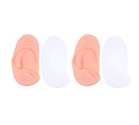 UKCOCO 4 Couvre Silicone Hydratants de Chaussettes Gel Dessèchement pour Soins des Blanches Couleur Chair Protection et Confort Optimal