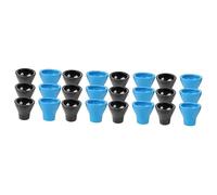 UKCOCO 4 Ensembles Ramasseur De Balles Accessoire Pratique Et Réutilisable pour Putter Attrape Balles Compact Et Caoutchouc Noir Et Bleu 6 Pièces * 4