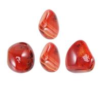 UKCOCO 4 Pièces Agate Roulée en Sardonyx, Agates Polies Naturelles, Forme Irrégulière, pour Contemplation et Équilibrage des Chakras, Loisirs Créatifs et Décoration Couleur Aléatoire