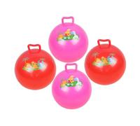 UKCOCO 4 pièces Balles Gonflables à Poignée Sauteur pour Garçon Fille Balles Rebondissantes pour Jeux Déquilibre et Activités Extérieures Couleurs Aléatoires Couleur Couleur Aléatoire