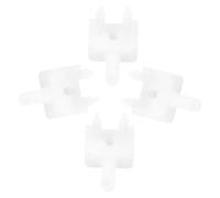 UKCOCO 4 Pièces Bielle De Commande De Volet Contrôle De Réparation des Stores De Fenêtre Contrôleur De Aveugle Kit De Réparation De Store Horizontal Blanche Plastique