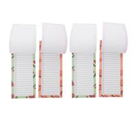 UKCOCO 4 Pièces Bloc-notes Magnétique Détachable pour Frigo Carnet Réutilisable avec Listes de Courses et Planificateur Quotidien Design Fruits Pratique pour Bureau et Maison