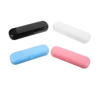 UKCOCO 4 pièces Boîte de Rangement pour Brosse à Dents Électrique Étui de Voyage Coque Épais Protection Hygiénique Compacte pour Camping et Déplacements