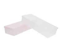 UKCOCO 4 Pièces Boîte de Rangement pour Outils de Manucure Organiseur Compact pour Pinceaux et Stylos de Nail Art Pratique et Léger pour Usage Professionnel et Personnel