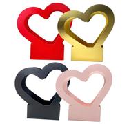 UKCOCO 4 pièces Boîtes à Fleurs Bouquet Carton avec Design Découpé Cadeau Floral Portable pour Mariage et Cadeau Fleuriste