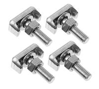 UKCOCO 4 pièces Bolt Acier Inoxydable pour Batterie Voiture Connecteur Durable Antirouille Facile à Installer et Remplacer Accessoire Pratique pour Bornes Batterie Automobile