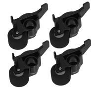 UKCOCO 4 Pièces Cassette Pinch Roller Plastique Résistant Bruit pour Enregistreur Audio Réparation Presseur pour Platine Cassette Lecteur