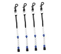 UKCOCO 4 Pièces Compteur de Score Golf Bracelet Perles Scoreur Discret Aux Intempéries Accessoire Pratique pour Parcours et