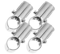 UKCOCO 4 pièces Connecteur Acier Inoxydable Raccord pour Tuyaux Joint Dangle Corrosion pour Étagères Racks et Supports de Séchage
