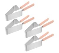 UKCOCO 4 Pièces Coupe-gâteau Acier Inoxydable Diviseur pour Gâteau Trancheur et Serveur Outil Pratique pour Pâtisserie et Dessert