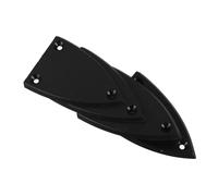 UKCOCO 4 pièces Couvercle de Truss Rod Plastique Noir pour Guitare Électrique Lot de Protection la Saleté Facile à Installer Accessoires de Remplacement pour Guitare et Basse