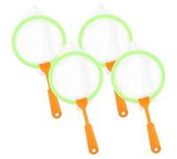 UKCOCO 4 pièces Filets de Plastique pour Garçon Fille Lot de Épuisettes Colorées pour Activités Baignade Outils Aventure Collecte pour Garçon Fille Couleur Aléatoire Couleur Aléatoire
