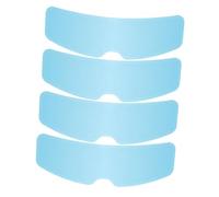 UKCOCO 4 pièces Film Buée et Pluie pour Casque de Électrique et Facile à Installer