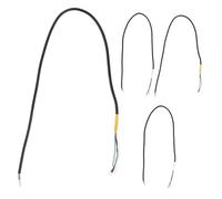 UKCOCO 4 Pièces Kit Câbles Blindés pour Micro Guitare Électrique Conducteurs Câble de Contrôle Volume et Câblage Audio Instrument pour Réparation DIY