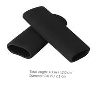 UKCOCO 4 pièces Lot de Couvre-poignées de Guidon Moto Mousse Antidérapante Absorbant les Vibrations Housse de Protection de Poignées Adaptée pour Guidons Confort et Sécurité pour