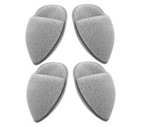 UKCOCO 4 pièces Lot de Éponges Nettoyantes Visage PU Ferme Exfoliantes et Précises avec Embout Fin Douceur Adaptée Aux Peaux Délicates pour Nettoyage Complet Irritation