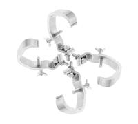 UKCOCO 4 pièces Lot de Pinces Éclairage Scène Crochets Serrage Anti-dérapants pour Truss de Fixation Sécurisée pour Spots et Lumières Mobiles Usage Scène Mariage et Spectacles