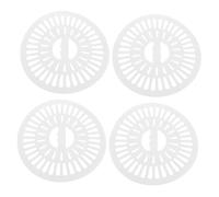 UKCOCO 4 Pièces Machine à laver couvercle de la rondelle capuchon de rechange essoreuse de rechange pour laveuse remplacement du capuchon de la rondelle Plastique Transparent