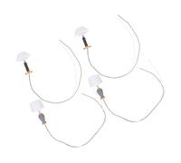 UKCOCO 4 Pièces Miniature LED Table Lamps Safe Mini Bedside Lights for Dollhouse Decor DIY Architectural Models and Dioramas