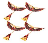 UKCOCO 4 pièces Modèles Ornithoptères à Élastique Jouets de Construction pour Garçon Fille Améliorent la Coordination Main-œil et Imagination Styles Aléatoires