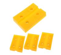UKCOCO 4 Pièces Pads de pour Voiture Coussins Robustes Caoutchouc Carrés et Ronds Protection Sol Antidérapante pour Cric Automobile et Stabilité du