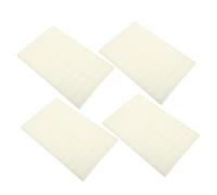 UKCOCO 4 Pièces Planche à Sécher Stockage De Diapositives Support De Stockage pour Lames De Microscope Porte-Lames De Microscope De Laboratoire Égouttoir De Laboratoire Plastique Blanche