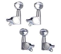 UKCOCO 4 pièces Quatuor de Chevilles de Remplacement pour Ukulélé Mécaniques Fermées Accessoires pour Ukulélé Faciles à Installer et Durables