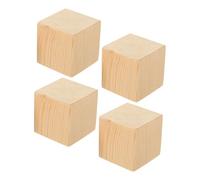 UKCOCO 4 Pièces Rehausseur de Table en Bois, Bloc pour Meuble