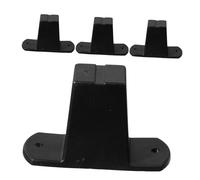 UKCOCO 4 Pièces remplacements de Pied Debout de Valise Tamps de Support de Protection des Sacs Crajout d'accessoires de Protection des valises remplacements de Pied en Plastique Black