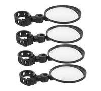 UKCOCO 4 Pièces Rétroviseur de Grand Angle Miroir Réfléchissant pour Guidon Compatible Vélos Électriques et Scooters Sécurité Renforcée pour Conduite
