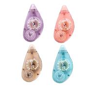 UKCOCO 4 pièces Ruban Correcteur Portable Adhésif Double Face pour Étudiants Correction Rapide et Réécriture Facile Classe