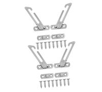 UKCOCO 4 pièces Sécurité Fenêtre Inox Bloqueur Douverture Limiteur Dangle Installation Facile pour Protection Garçon Fille et Habitation