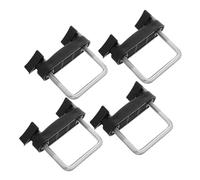 UKCOCO 4 pièces Serrage Rapide Clips Universels pour Galerie Toit Voiture Support Barres Robustes pour Fixation Coffre Toit Accessoires Montage Stable et Multifonctionnels