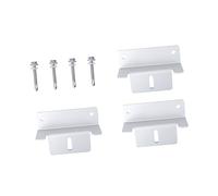 UKCOCO 4 pièces Support de Panneaux Solaires Aluminium Z Type pour Camping Bateau et pour Panneaux Photovoltaïques