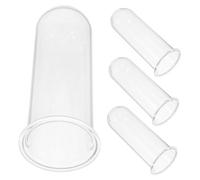 UKCOCO 4 pièces Tube à Éprouvette Transparent pour Plantes Vase Hydroponique Multi Usage pour Terrarium et Décoration de Jardin