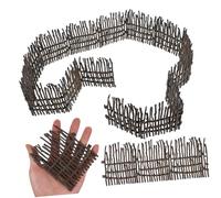 UKCOCO 40 pièces Lot de Panneaux de Clôture de Ferme PVC pour Garçon Fille Accessoires de Clôture Corral avec à Boucle Jouets Réalistes pour Construction de Paysage et Jeu Animaux