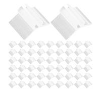 UKCOCO 400 Pièces Clips de Greffage, Clips à Tomates en Plastique Blanc, pour Vignes de Fleurs et Légumes, Jardin et Serrage, Maintien des Tiges