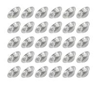 UKCOCO 400 Pièces de Caissettes à Cupcakes en Aluminium Argenté Résistantes la Chaleur, Moules à Gâteau Ronds Portables pour Boulangerie et Maternelle