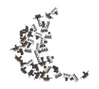 UKCOCO 40Pièces Micro Interrupteurs à Glissière Mini à Bascule de Set de Commutateurs pour Projets Électroniques à Puissance